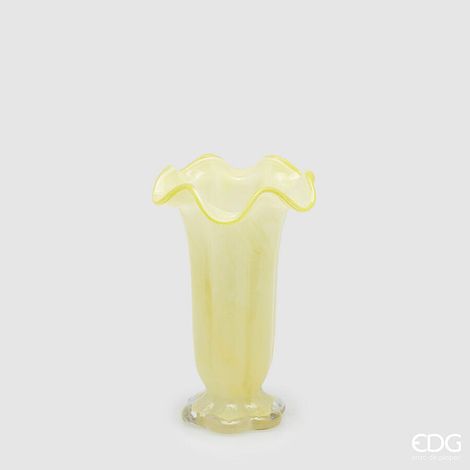 EDG Enzo De Gasperi Vaso Campanula H 25 Cm D 16 Cm Yellow