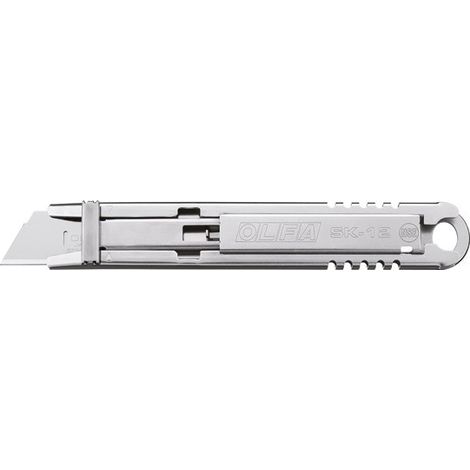 OLFA Couteau de securite tout inox SK-12 Couteau de sécurité tout inox