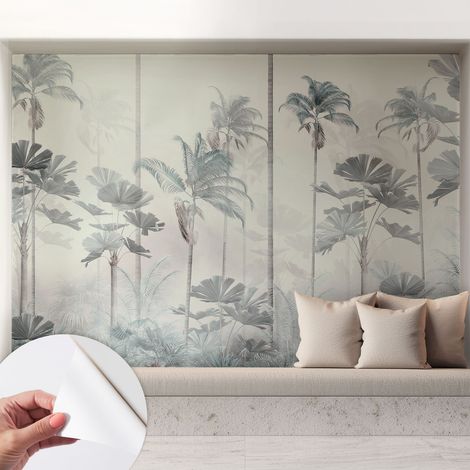 Fotomurale adesivo - murale da parete - Carta da parati autoadesiva - design parete moderno - Paesaggio tropicale 208x146 cm (1/5)