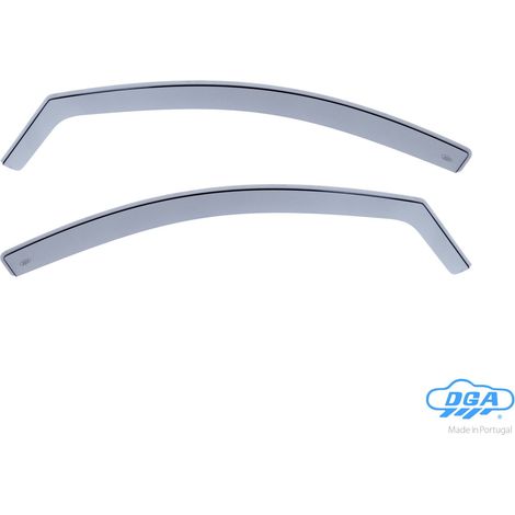 Set deflettori aria anteriori ad incastro, tipo lungo - compatibile per Mitsubishi L200 Double Cab (09/1506/23) (1/5)