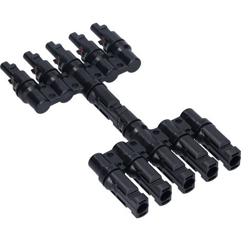 Conector de conexión para panel solar, 5 vías IP67, 1 macho y 1 hembra con material duradero. (1/5)