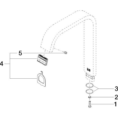 Dornbracht 90282226700-00 Bec de robinet Pièces de rechange