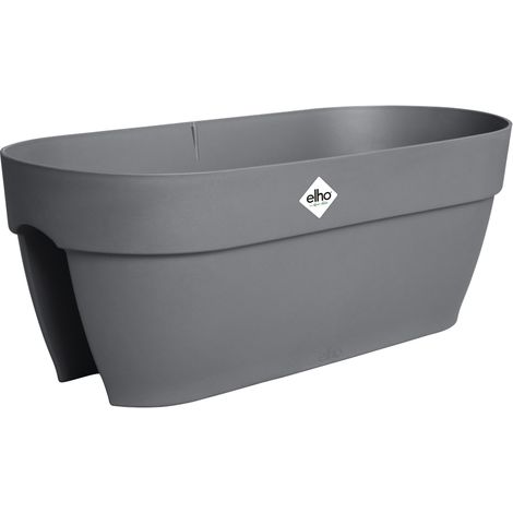 Elho Vibia Campana Flower Bridge 60 - Noir - L 26 x B 59 x H 22 cm - Balconextérieur - 100% recyclé