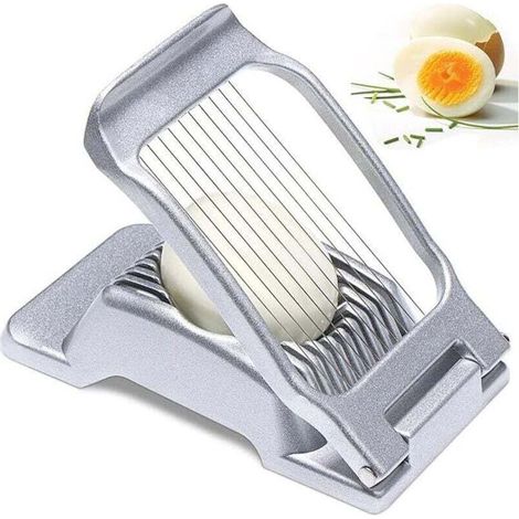 Coupe-œufs en acier inoxydable, chaudière à œufs professionnelle, coupe-œufs, trancheuse à œufs, coupe-œufs en tôle, ouvre-œufs en coquille, chaudière à œufs, coupe-œufs en coquille (1/4)
