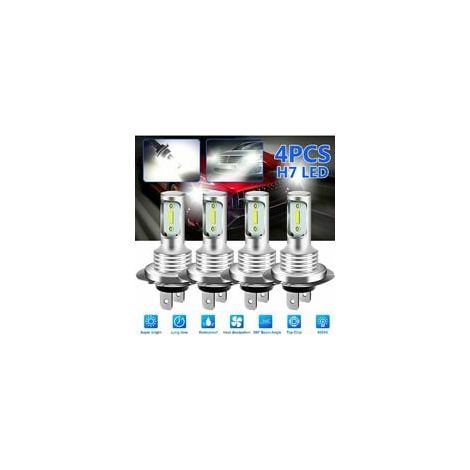 4 Uds 1860 H7 80W lámpara de luz antiniebla LED de alta potencia bombilla de faro delantero de coche 6000K luz blanca (1/2)