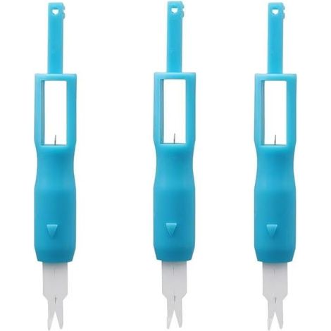 Lot de 3 Aides à l'enfilage de l'aiguille pour Machine à Coudre Enfile-Aiguille Rapide Enfile-Aiguille à Coudre Automatique Outil d'enfile-Aiguille en Plastique pour Machine à Coudre Outil (1/5)