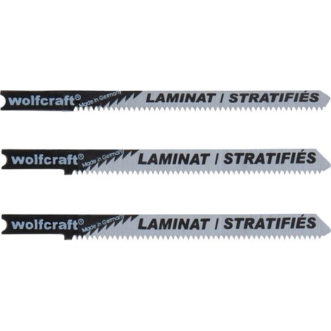 Lot de 3 Lames de scie sauteuse HCS queue en U Profondeur de coupe 25 mm (1/5)