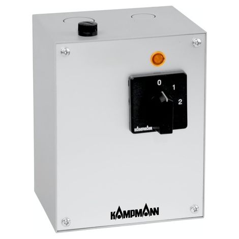 KM 2-Stufen-Drehstromschalter mit Raumthermostat-Anschl., Typ 30049 - 84603052 von Buderus (1/2)