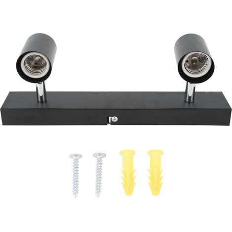 sur rail LED à deux ampoules fixes avec têtes orientables (1/5)