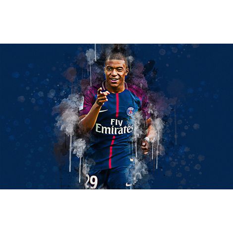 Papier peint panoramique Football - Joueur de Foot - 130 cm x 81 cm (1/2)