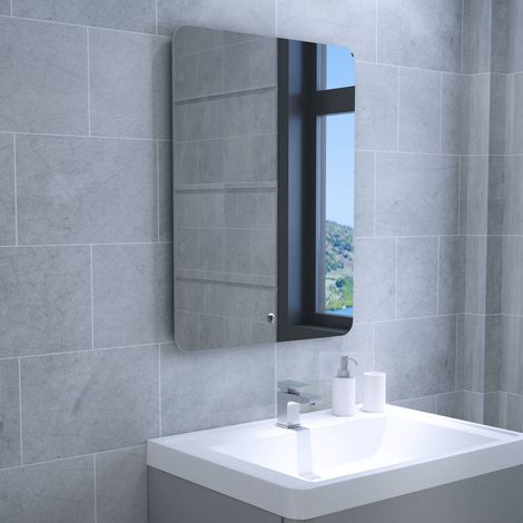 Glow 800 x 600mm Illuminated LED Mirror with Demister Pad