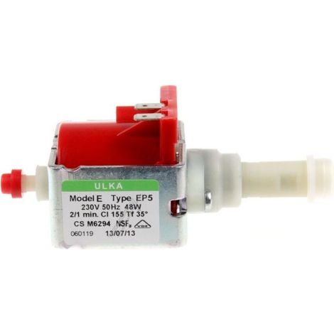POMPE ULKA EP5 DELONGHI 230V 48W POUR CENTRALE A VAPEUR 5132106900A De Longhi (1/2)