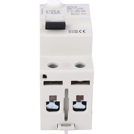 Disjoncteur différentiel GYL9 2P 230VAC (25A) (1/5)