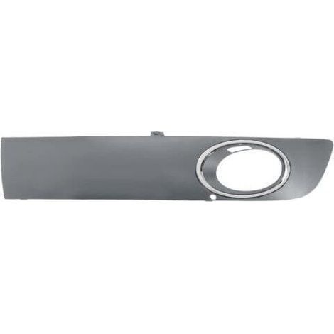 Grille de pare-choc avant gauche à peindre pour anti-brouillard et moulure chromée Volkswagen Transporter T5 phase 2 2010-2015