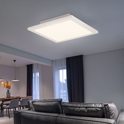 LED sur/encastré panneau plafonnier bureau salle de travail éclairage lampe en aluminium blanc,