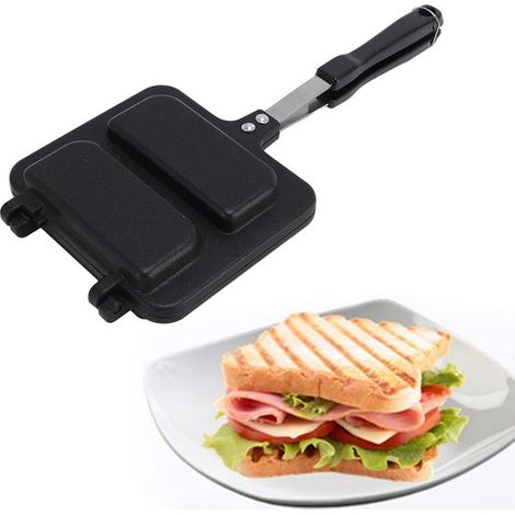 Máquina para hacer panecillos calientes, sartén profunda para freír, sello de borde extraíble (1/5)