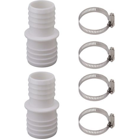 Tuyau de 32 mm Adaptateur de tuyau de piscine avec collier de serrage, adaptateur de remplacement pour Pangea Tech,de (1/4)