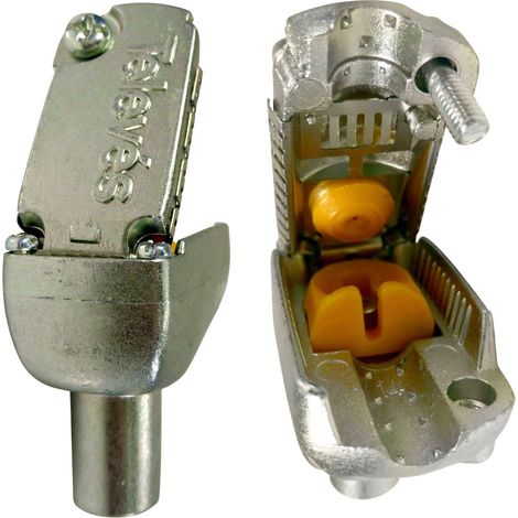Connettore a 90 gradi schermato Femmina PROeasyF IEC per cavi diametro 5-7.5mm TELEVES 413310