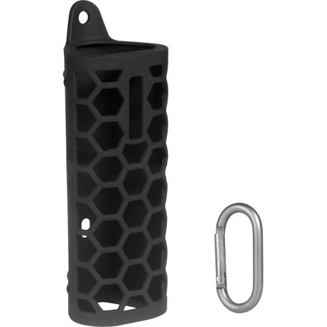 Etui De Protection En Silicone Pour Enceinte Bluetooth Portable - Antichoc Anti-rayure Avec Mousqueton - Pour Utilisation Extérieure - 1 Pièce (1/5)