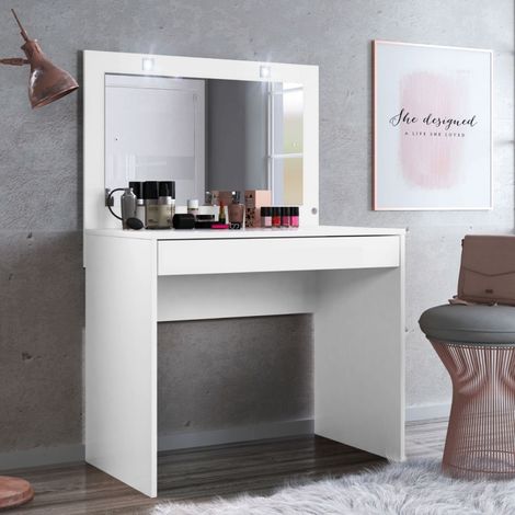 TOCADOR DE MAQUILLAJE CON CAJON ELEANOR (1/3)