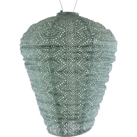 LUMIZ Lampion Solarlampe Ballon XL Lace Sage Green salbeigrün Ø 34 cm - Tyvek® (1/5)