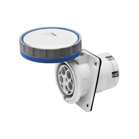 SOCLE PC 10° HP IP67 2P+T 63A 230V 6H GEWISS GW63249H