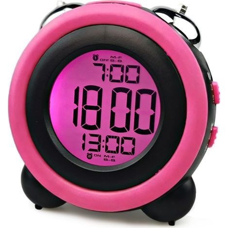Despertador de doble alarma con retroiluminación suave, ideal para dormitorio, oficina y sala de estar perfecto para estudiantes, trabajadores y personas mayores. (1/5)