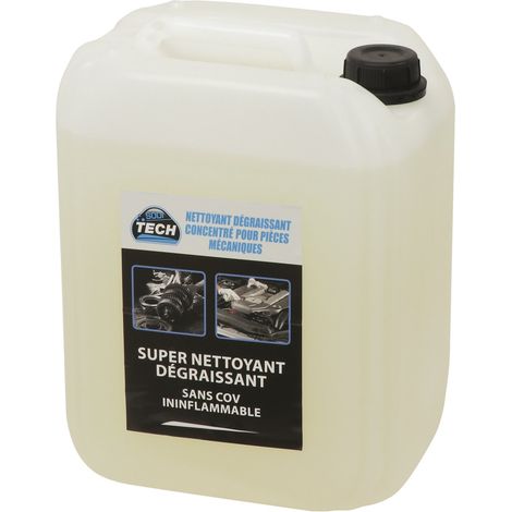 Détergent dégraissant concentré pour pièces mécaniques 10L – 14316 – Pénètre les dépôts d'hydrocarbures – Ininflammable, sans COV – Karzhan