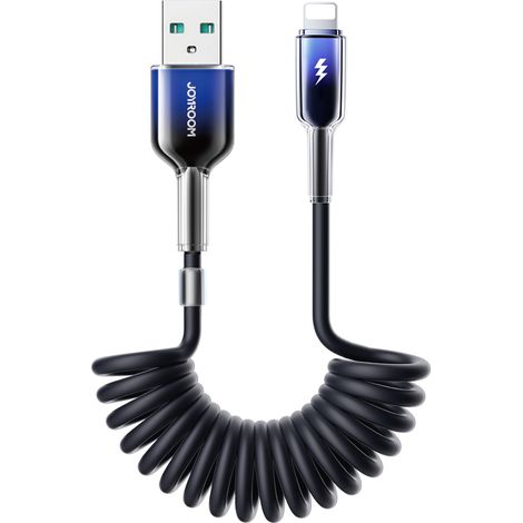 USB-A Lightning-Kabel Joyroom S-A43 1,5 m schwarz (1/5)