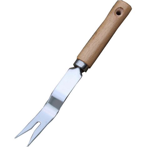 Désherbeur manuel pour fleurs en pot, fourche à désherber, petit arrache-mauvaises herbes (1/4)