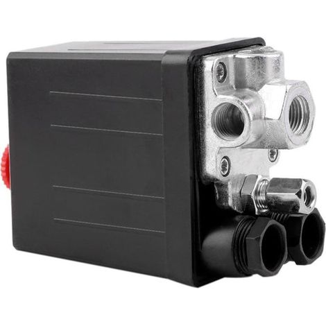 Soupape de commande résistante de commutateur de pression de compresseur d'air 90PSI-120PSI (1/4)