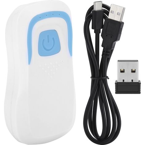 Multifunktionaler 2,4-GHz-Funk-QR-Code-Leser für RFID- und IC-Karten – Weiß (1/5)