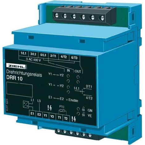 Relé de vigilancia Ziehl DRR10 3 salidas 70x90 mm