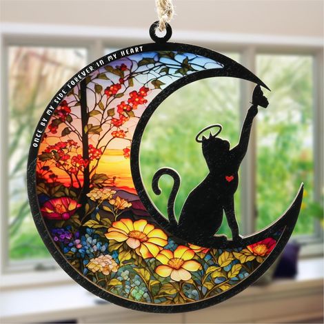 Attrape lumière commémoratif pour chat 1 paquet de sympathie animaux compagnie Statue d'ange décoration (1/3)