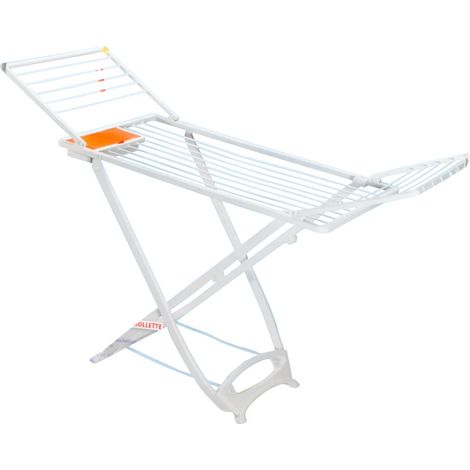 STENDINO RESINA BABY NANNI 143X53XH100 STENDIBIANCHERIA 16MT CON PORTA MOLLETTE