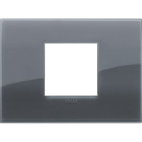 VIMAR - 19652.61 Placca Classic 2MC Reflex grigio fume