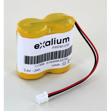 Batterie 2.4V 2Ah NiMh type 111908 pour Baes URA