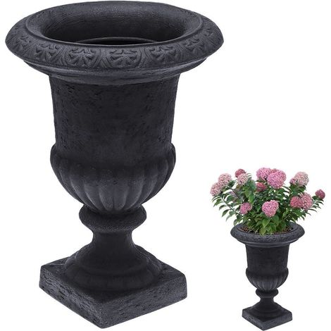 Vaso de precipitados de imitación piedra de color antracita resistente a la intemperie