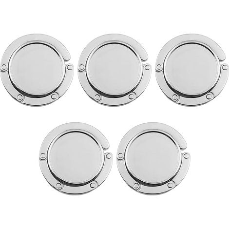 Set di 5 ganci da tavolo, ganci per borse, porta borse pieghevoli per ufficio, bar o biblioteca. (1/5)