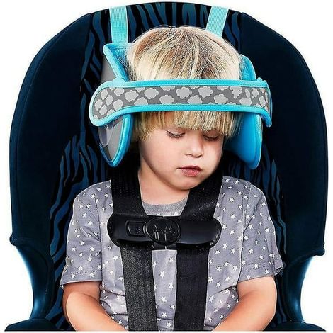 Blue Car Seat Headrest Support Cushion for Comfortable Sleeping (1/4)