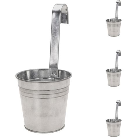 4er Blumentopf zum Aufhängen Ø13xH28cm-159021310-4er (1/4)