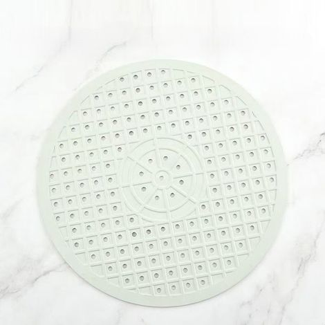 Lot de 2 tapis d'évier ronds en caoutchouc pour protéger la bonde et essuyer la vaisselle. Tapis antidérapant en silicone pour fond d'évier rond, ø 31 cm, pouvant également servir de dessous de verre (1/5)