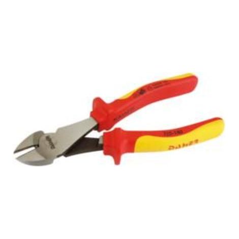 Pinze da taglio diagonale ad alta potenza Vde-1000v 180mm 46.610/180