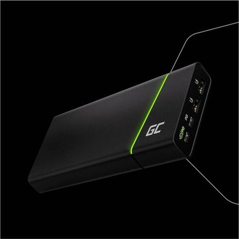 [GEBRAUCHT] B-Ware Green Cell Powerbank 26800 mAh Quick Charge 3.0 USB PD LiPo Schwarz 4 Anschlüsse (1/2)