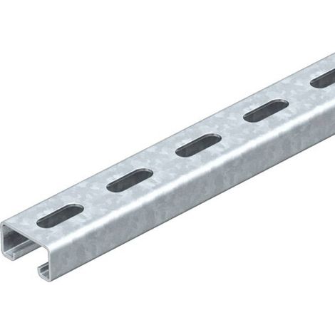 [GEBRAUCHT] B-Ware OBO Bettermann Profilschiene Metall 200x41x21mm Montageprofil 1 Stück stabil (1/2)