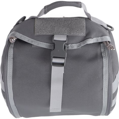 Wasserdichte Tasche für Motorrad-/Fahrradhelm, wasserdichtes Nylon, ideal für Camping und Wandern, grau (1/5)