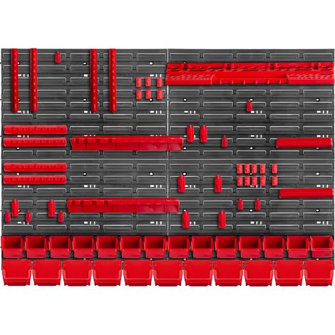 KADAX Toolboard Atelier Mur 116x78 cm Atelier Garage Etagère 70 pièces (1/5)