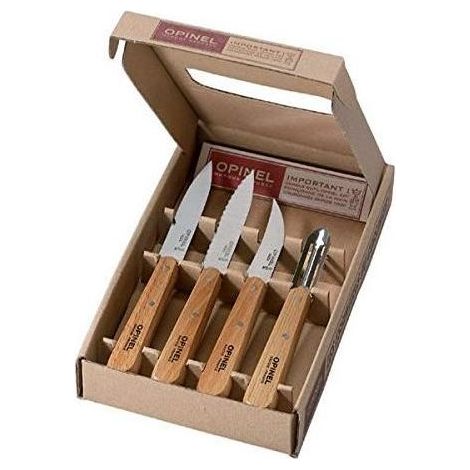 Opinel  O-1300 Kit Coltelli Les Essentiels Naturale Acciaio Inossidabile