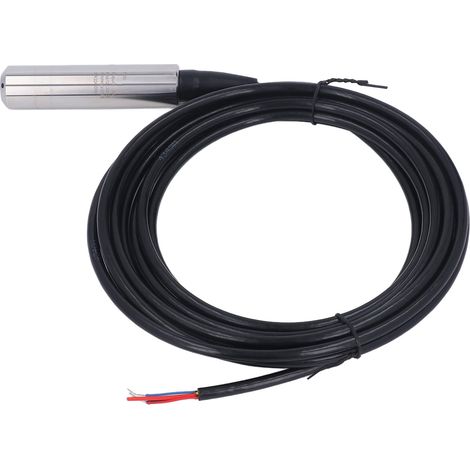 Capteur de niveau d'eau submersible à immersion précis sensible IP68 étanche 12-30VDC 0-10V 10m câble plage 0-10m acier inox 304/316L (1/5)