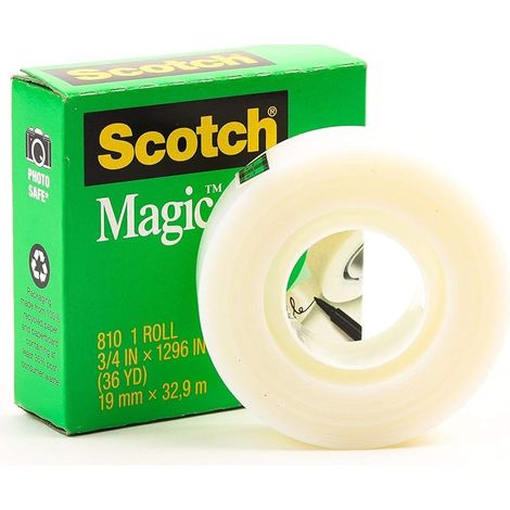 Nastro adesivo Scotch Magic 810 19 mm/33 m 3M-70005242196 (1/5)